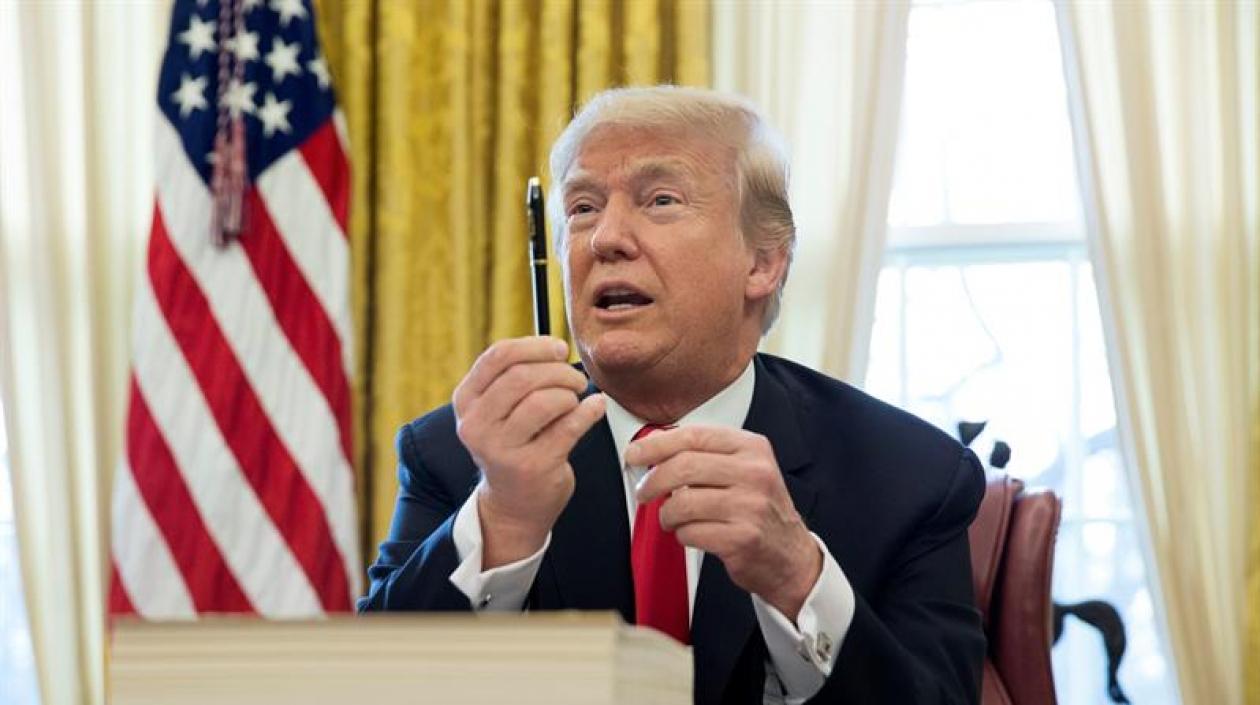 Donald Trump, presidente de Estados Unidos.