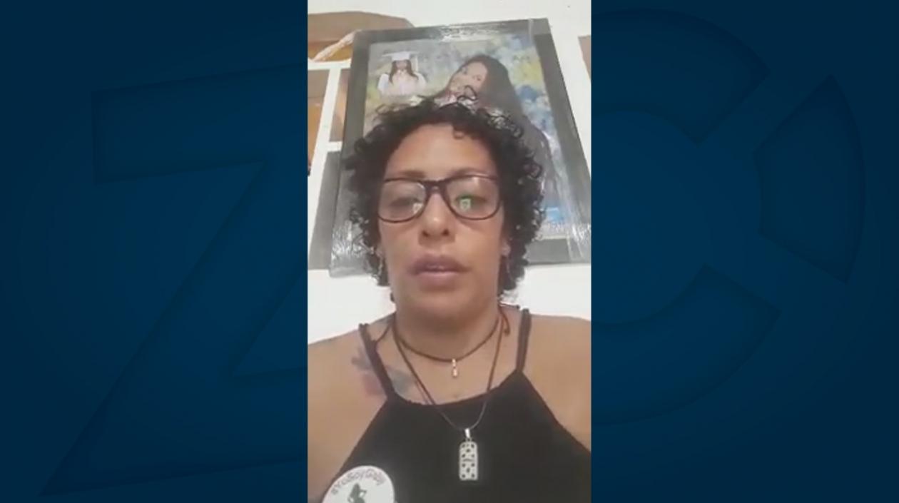 Luz Divina Cabarcas, madre de Gabriela Romero.