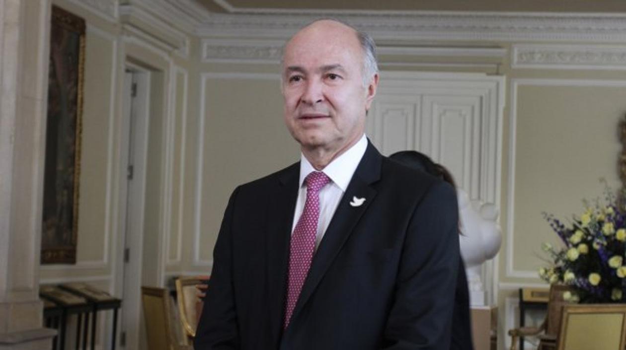 El ministro de Justicia, Enrique Gil Botero.