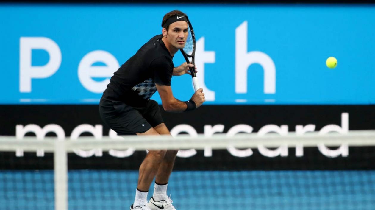 Roger Federer, tenista suizo. 