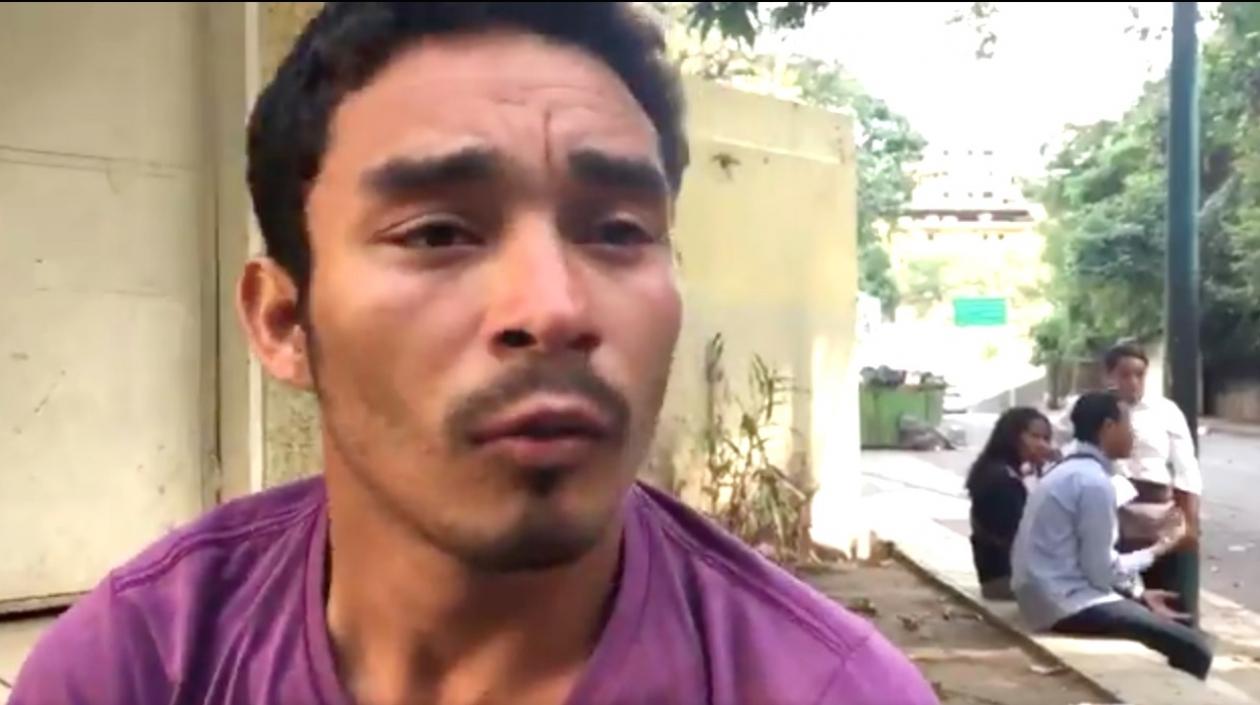 Bernabé Montes, esposo de la joven asesinada.