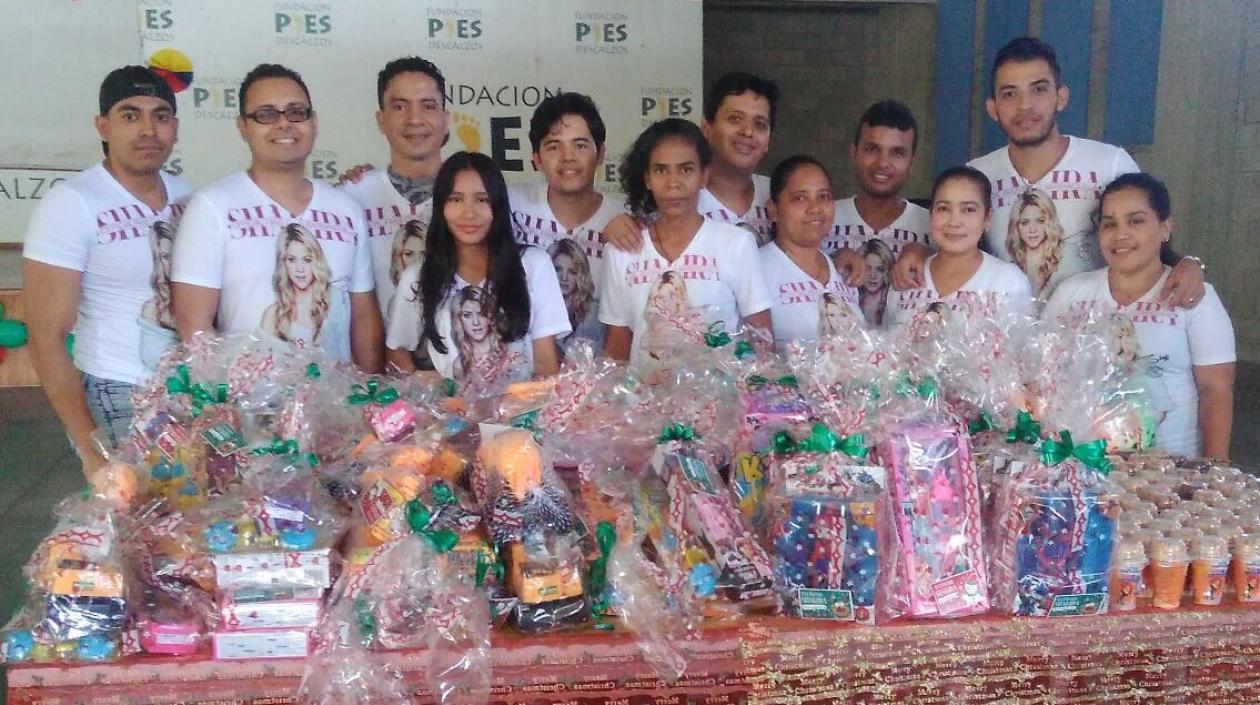 Club de fans de Shakira en Barranquilla.