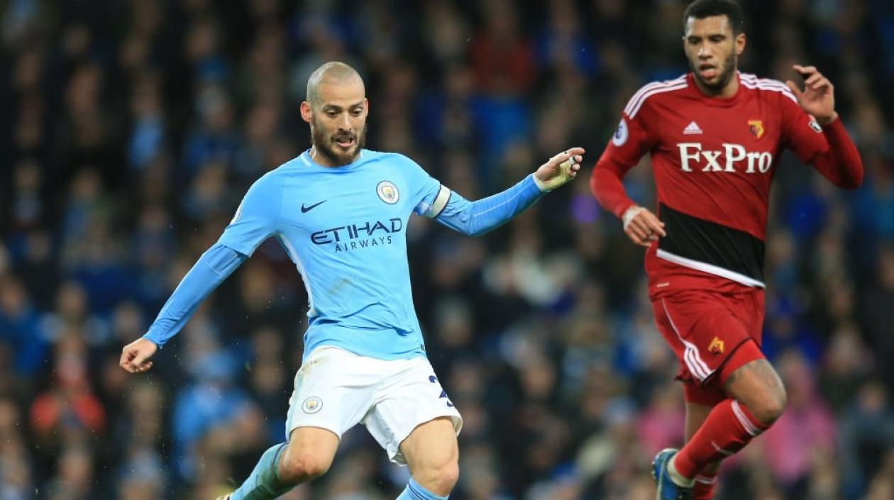 David Silva ante el Watford.