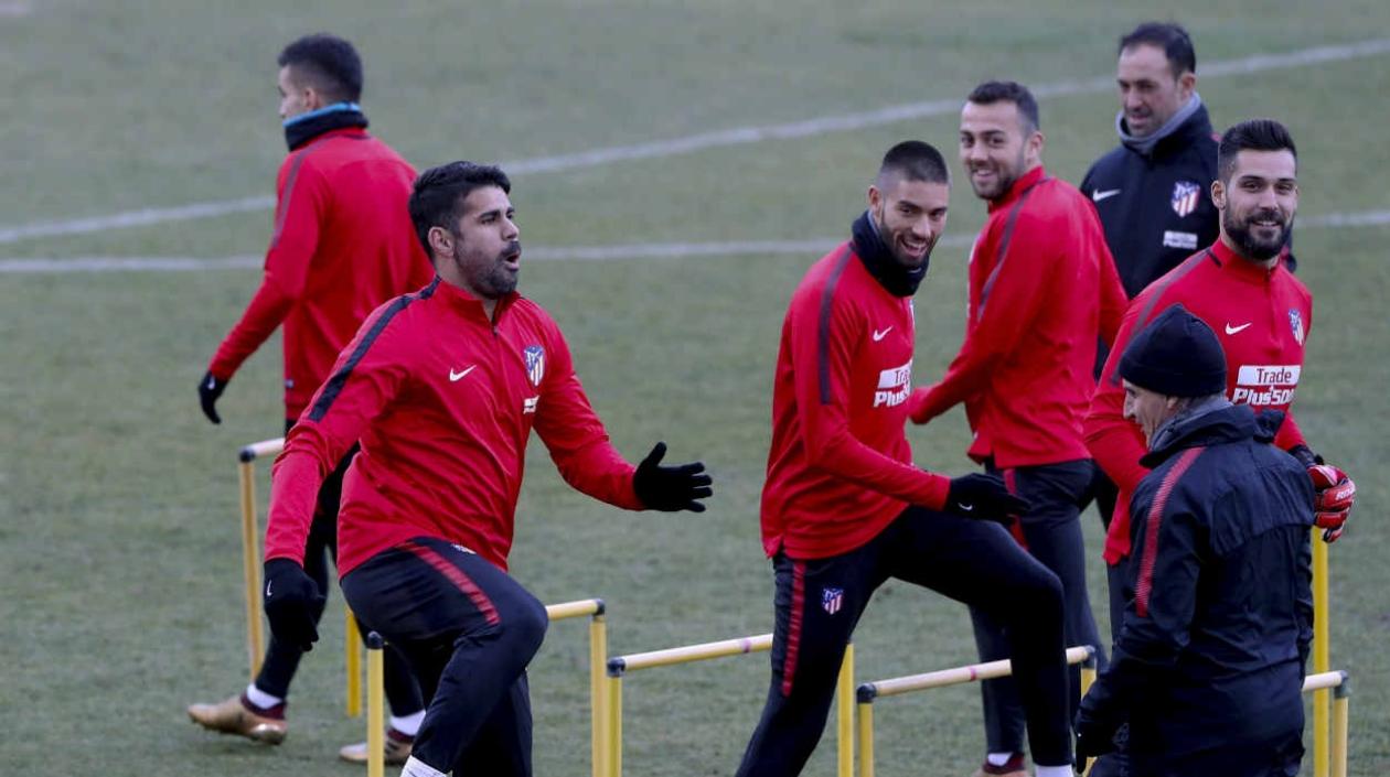 Diego Costa, delantero del Atlético de Madrid. 