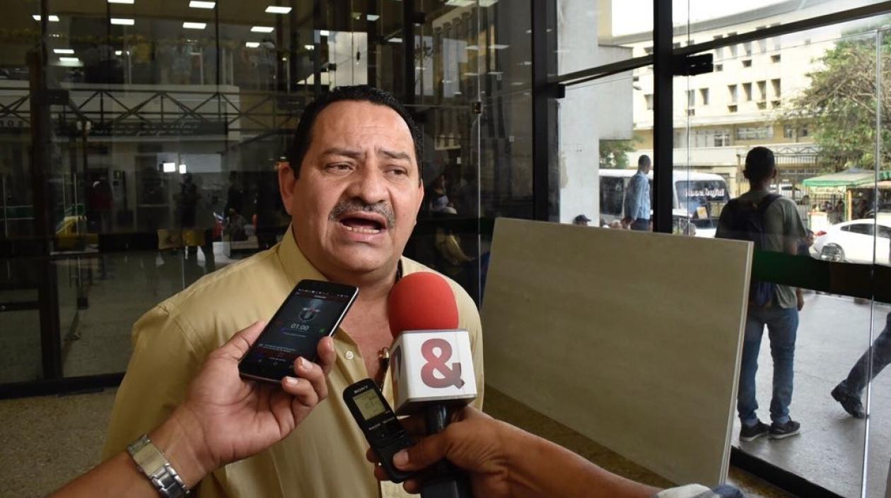 El abogado Diego Muñetón, apoderado de la empresaria del chance Enilce López.