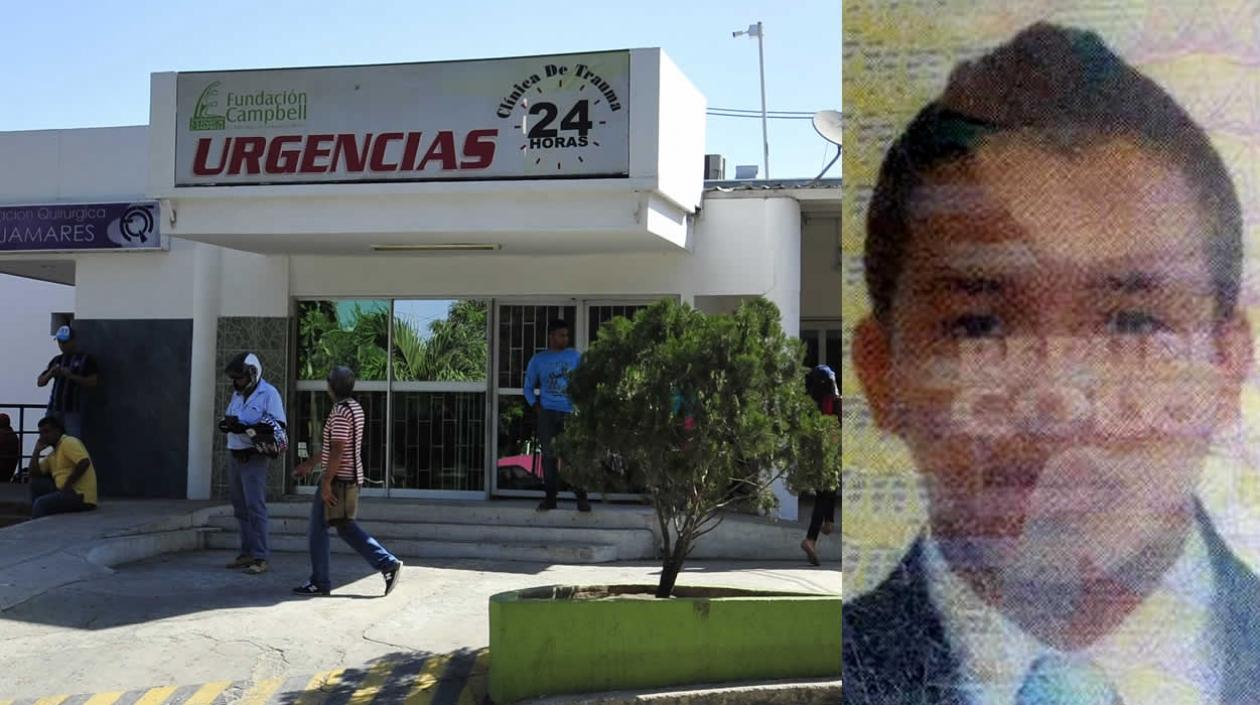 Clínica Campbell y foto en vida de José Mauricio González Villa.