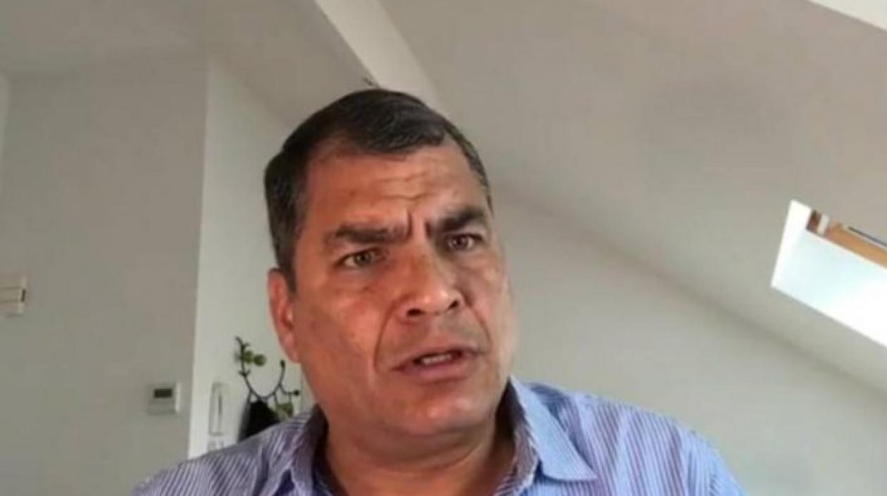 Rafael Correa, expresidente de Ecuador.