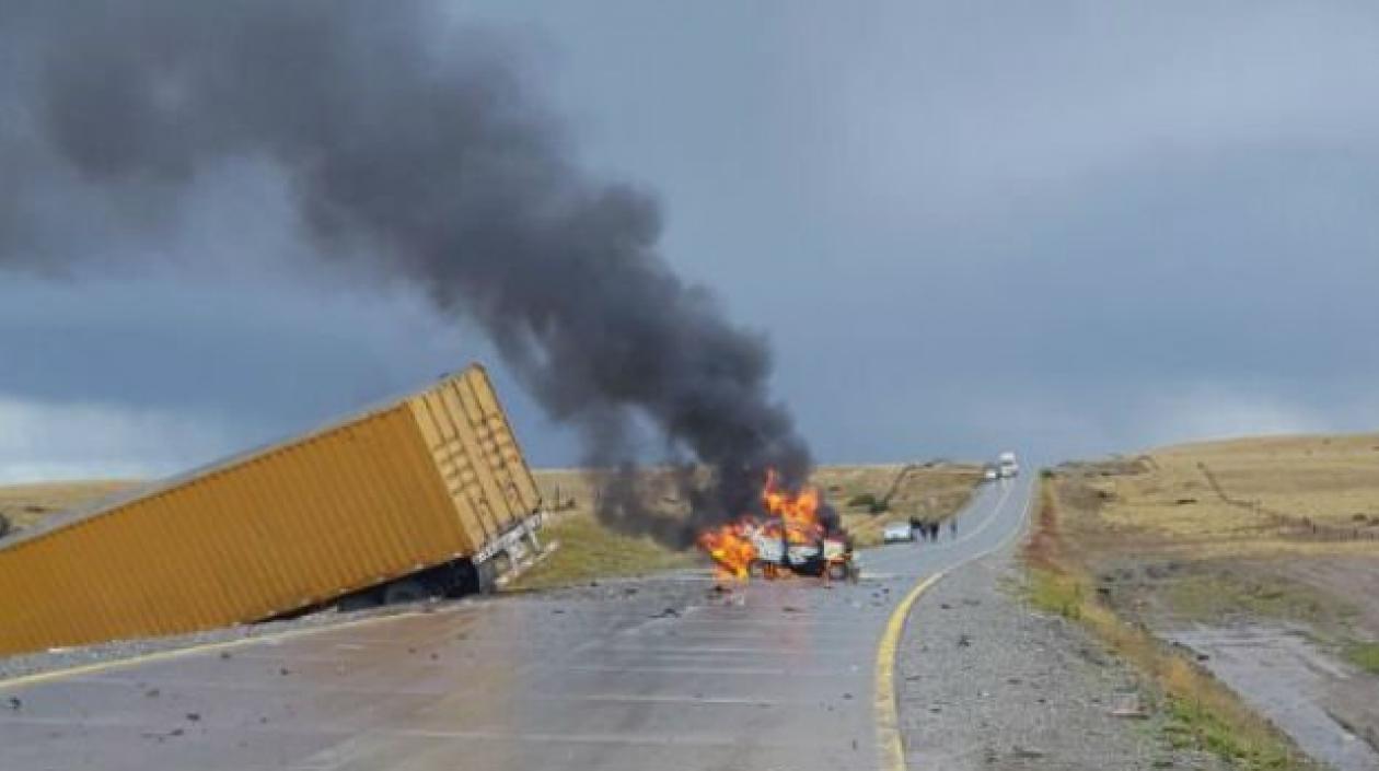 Los argentinos murieron calcinados.