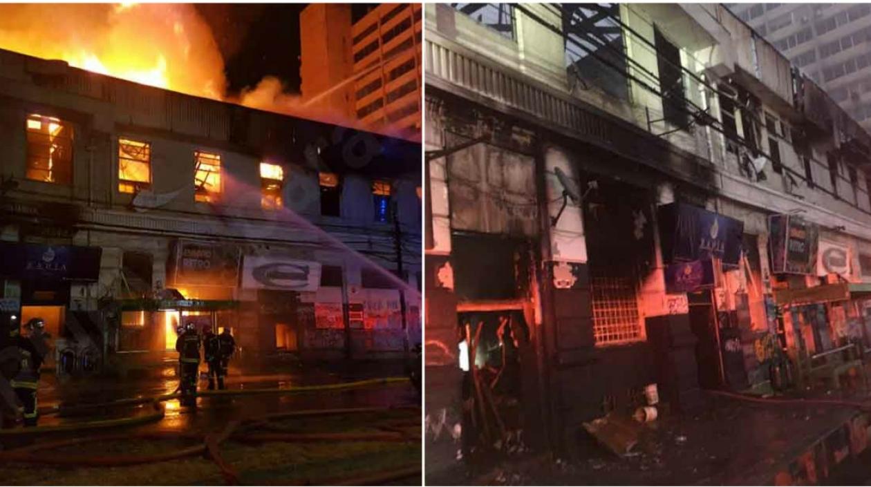 Las llamas se expandieron rápido.