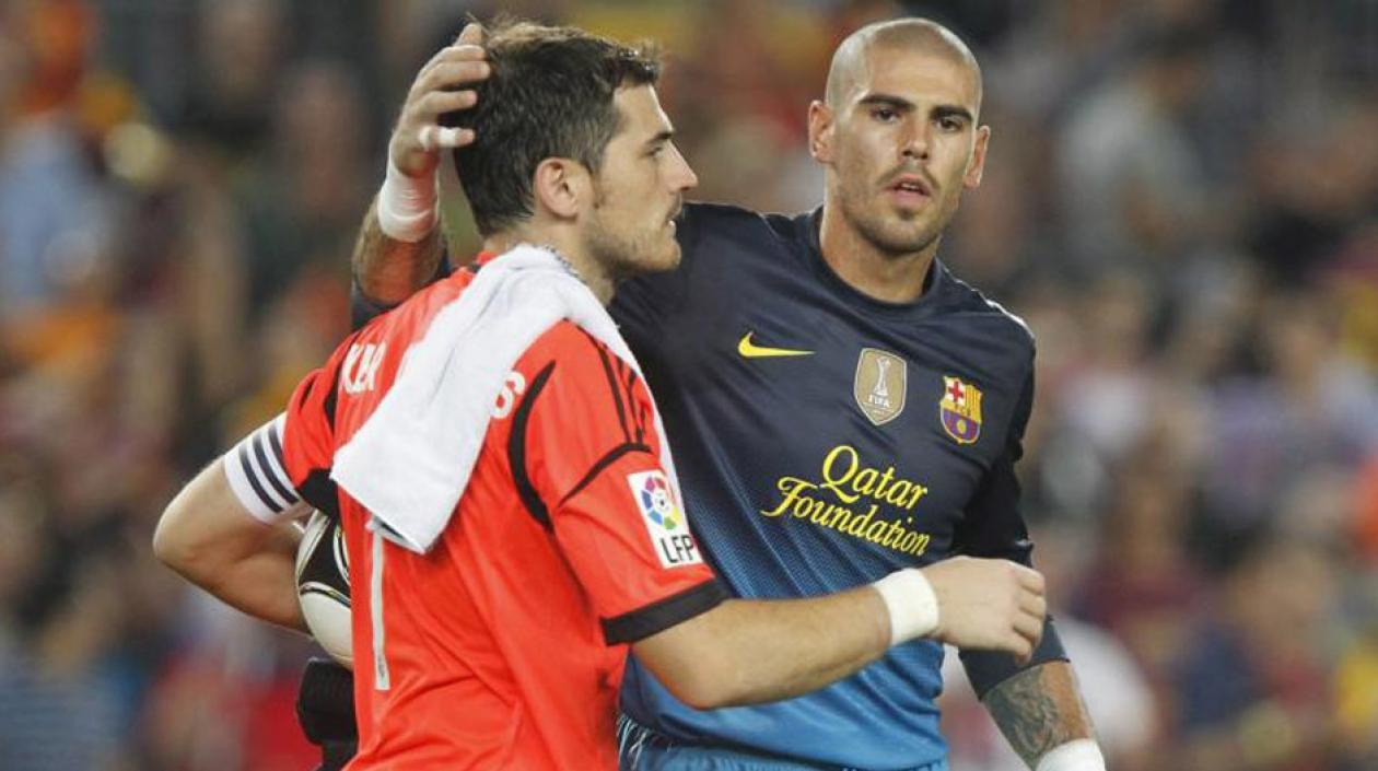 Iker Casillas y Víctor Valdés.