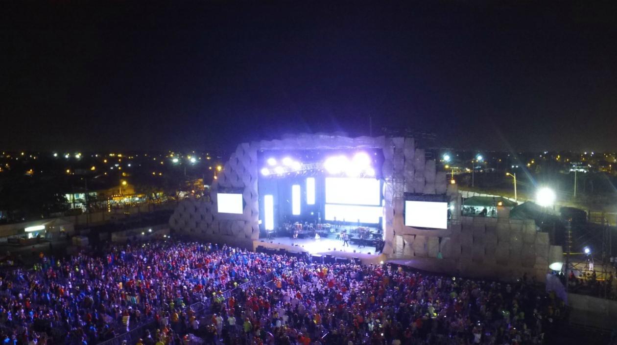 Tarima del Festival de Orquestas.