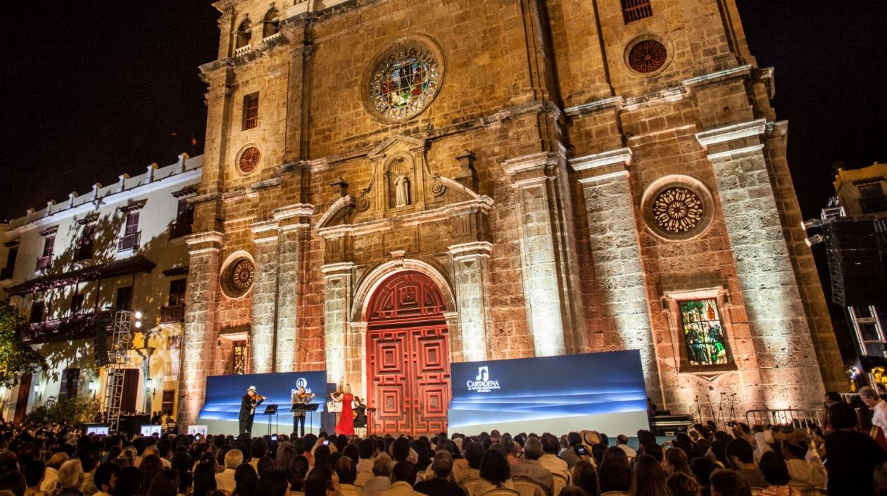 Concierto en la Plaza de San Pedro Claver.