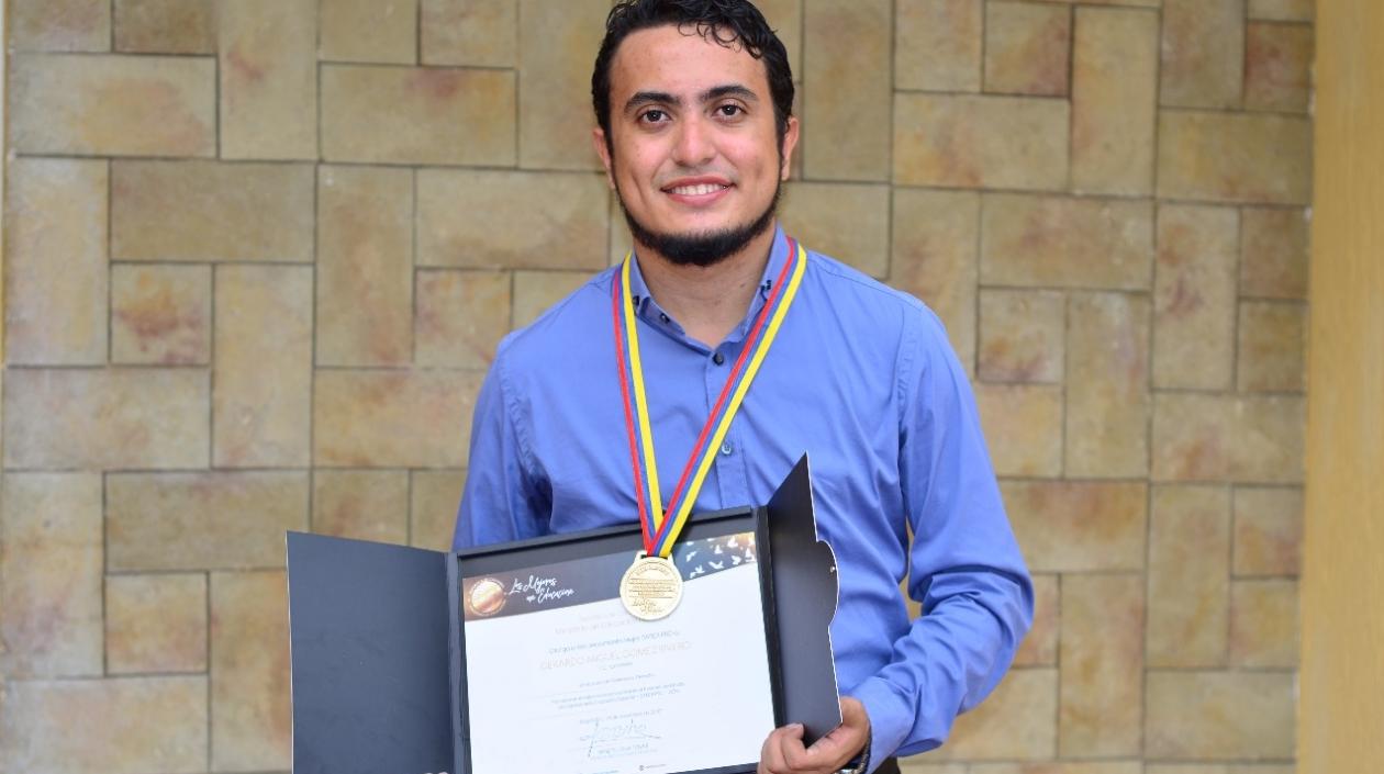 El estudiante de Derecho Gerardo Miguel Gómez Rivero.