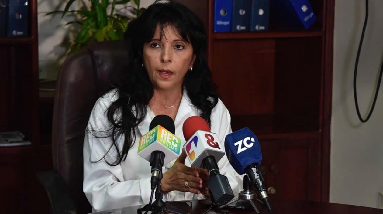 Rocío Gamarra, gerente del Hospital Cari.