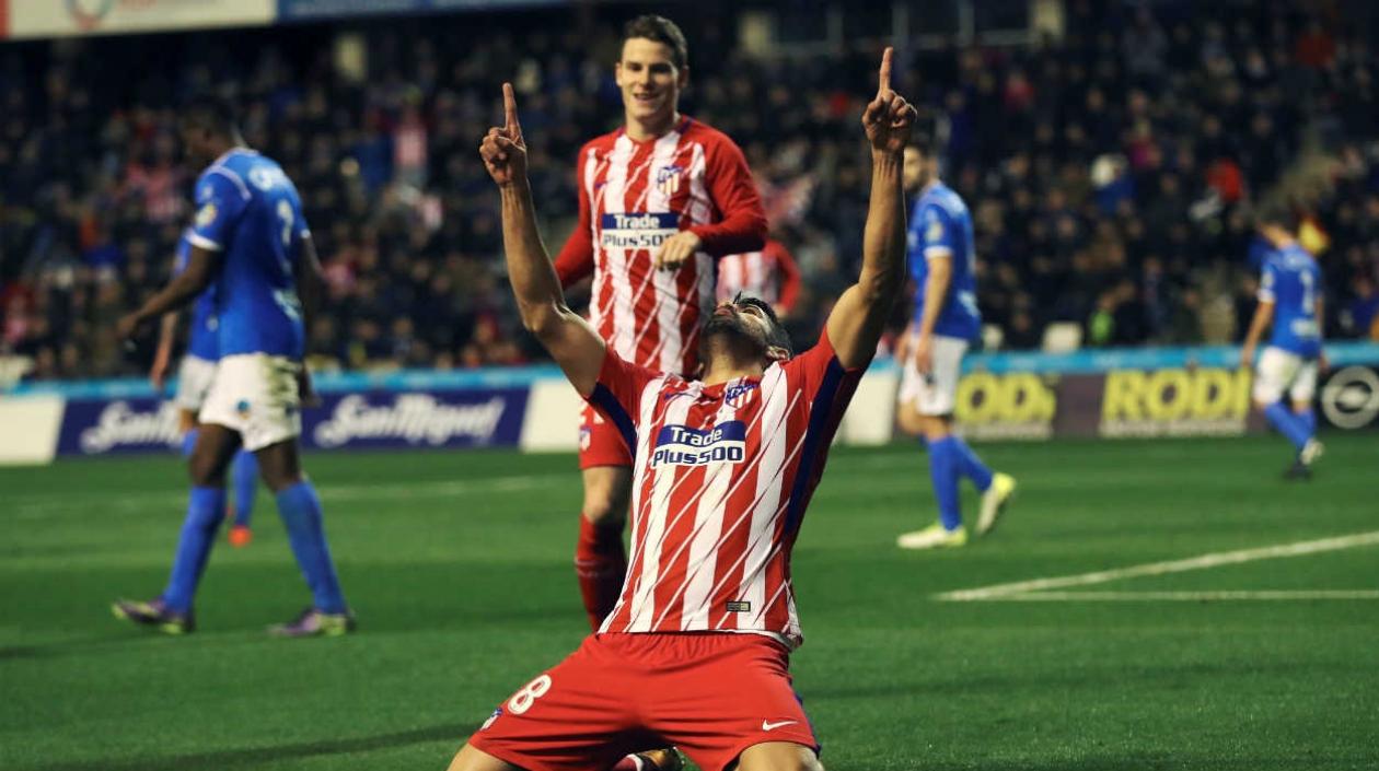 Diego Costa, delantero del Atlético de Madrid. 