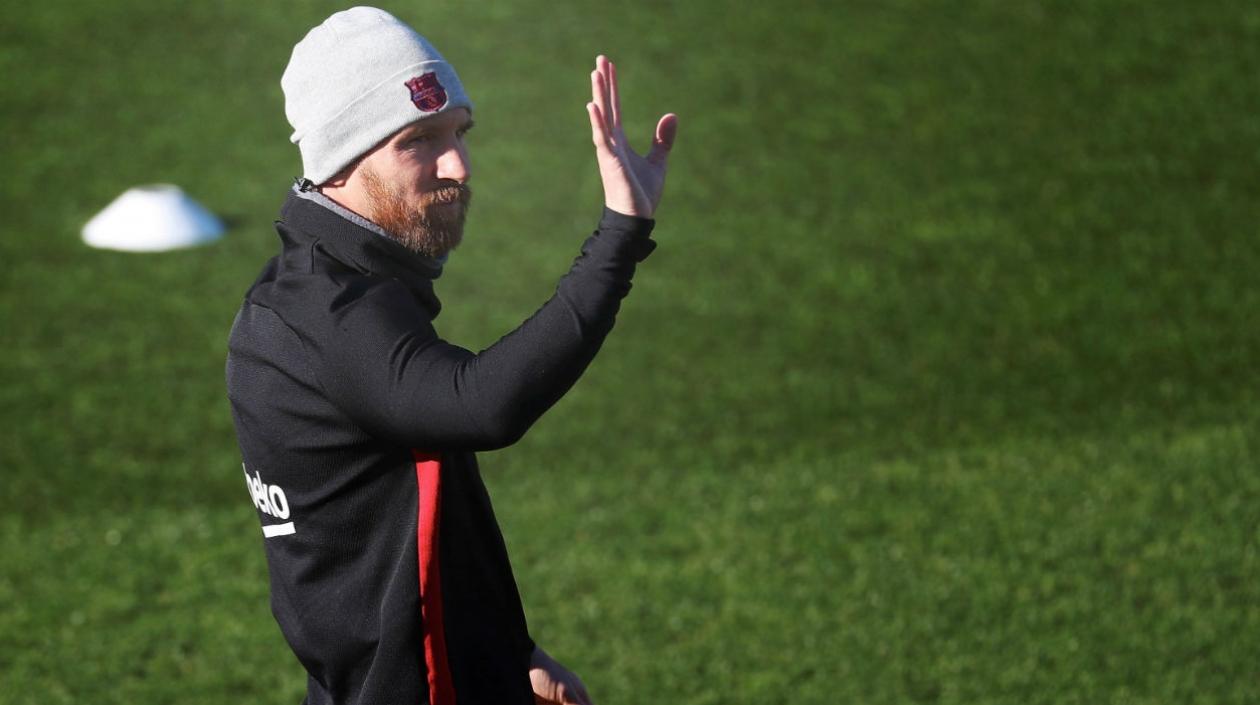 Lionel Messi, delantero argentino. 