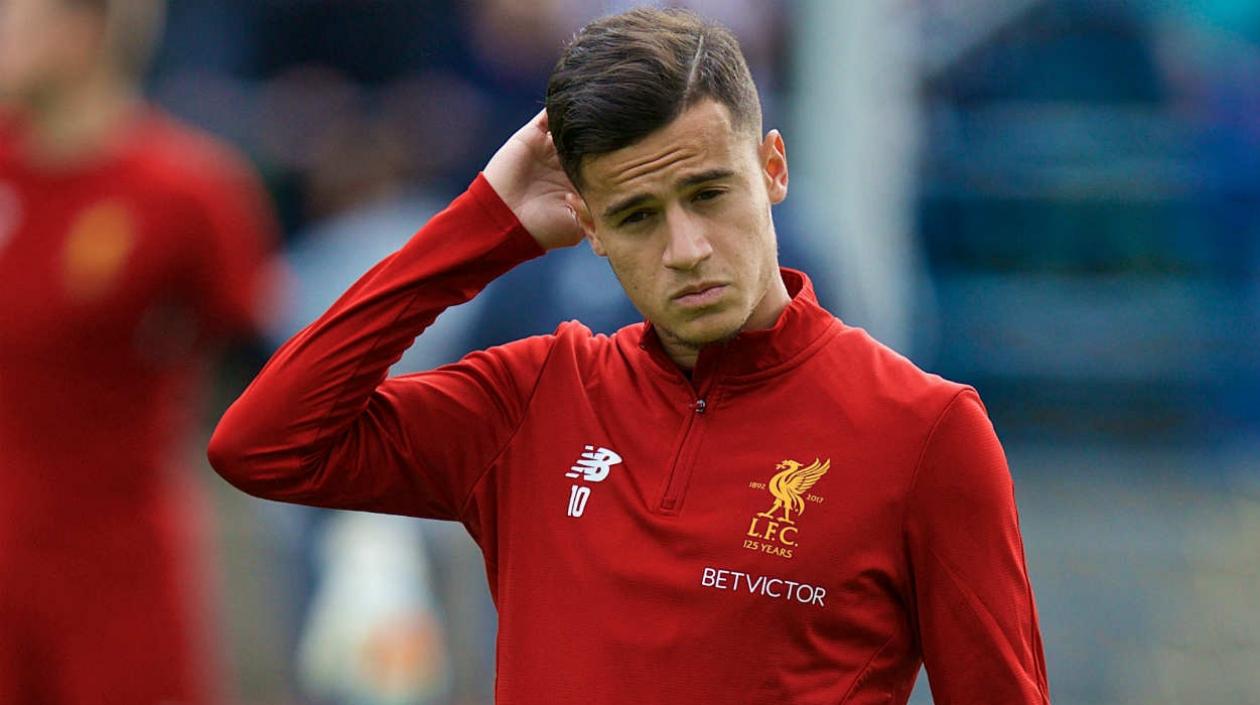 Philippe Coutinho, jugador del Liverpool. 