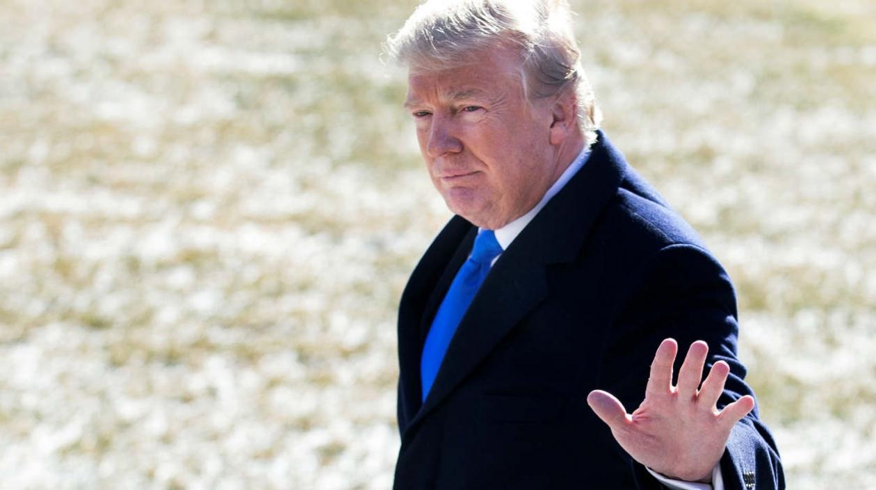 Donald Trump, presidente de los Estados Unidos. 
