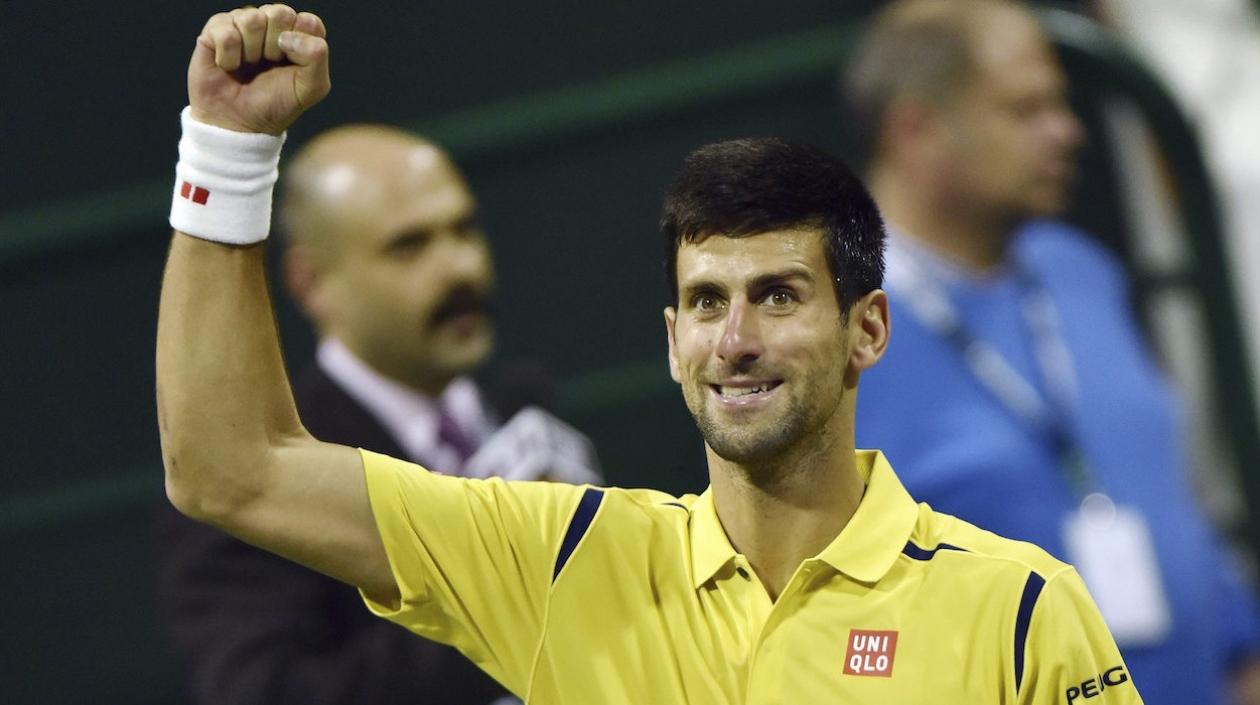 Novak Djokovic, tenista serbio. 