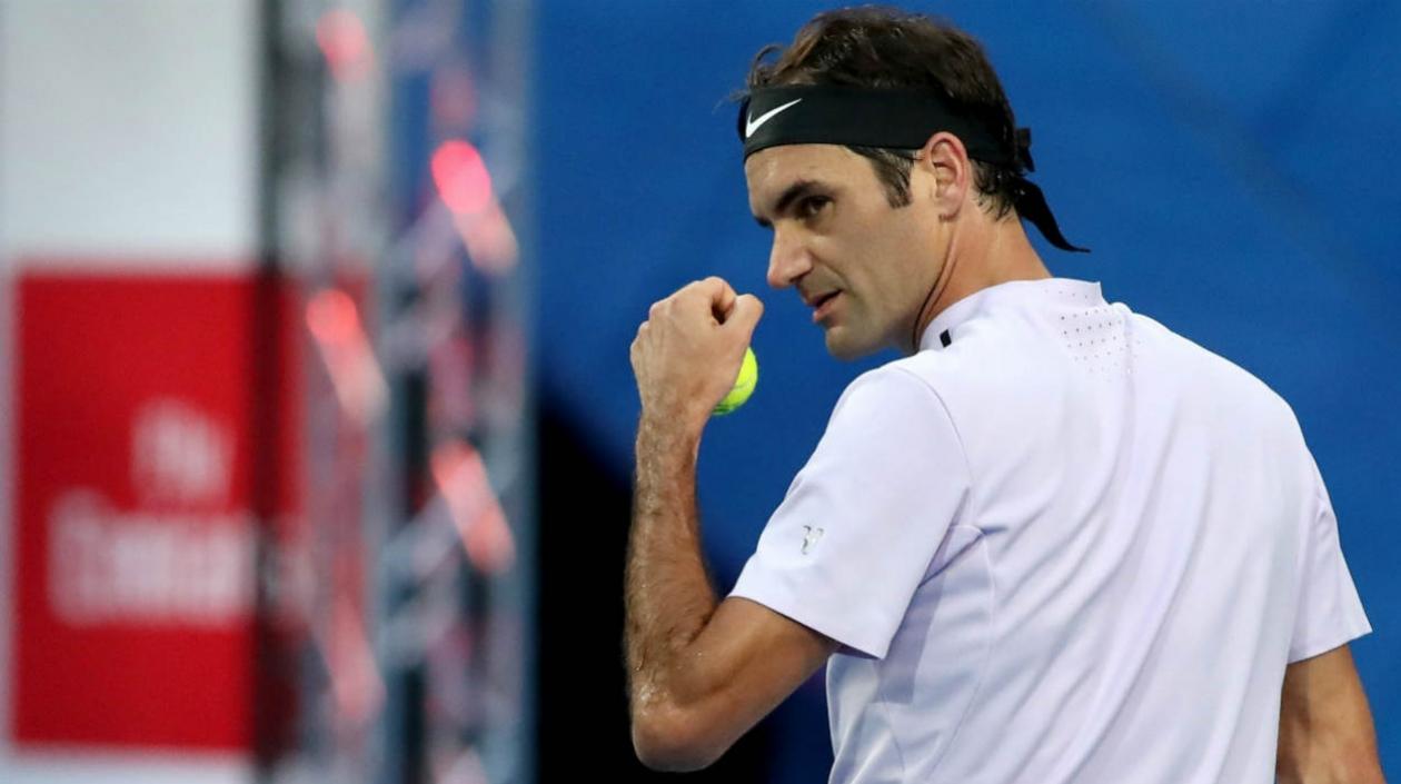 Roger Federer, tenista suizo. 