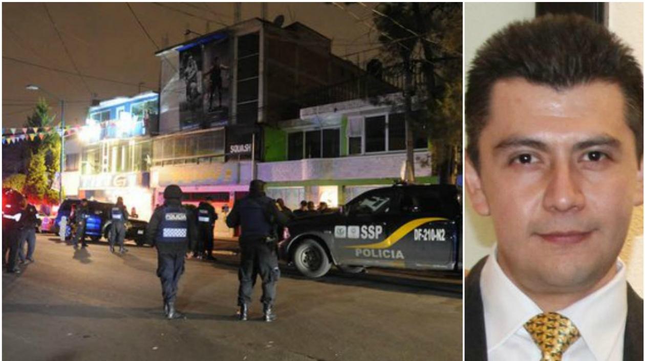 Lugar de los hechos y José Gerardo Martínez, editor del diario El Universal.
