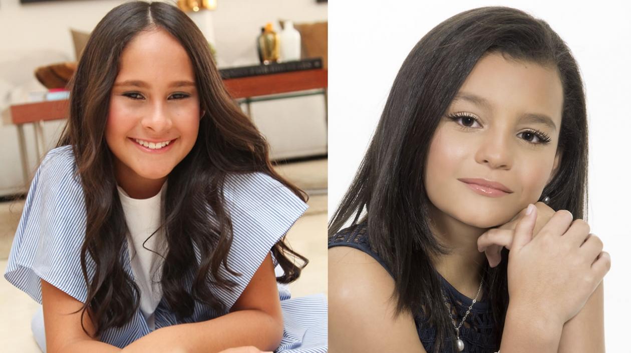 Ivanna Carvajales Tarud, capitana prejuvenil y Isabella Ovalle Martinez, capitana infantil.