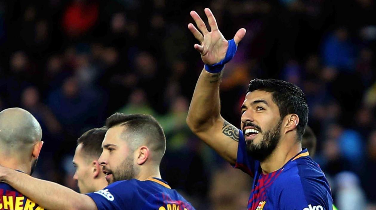 Luis Suárez, delantero del Barcelona. 