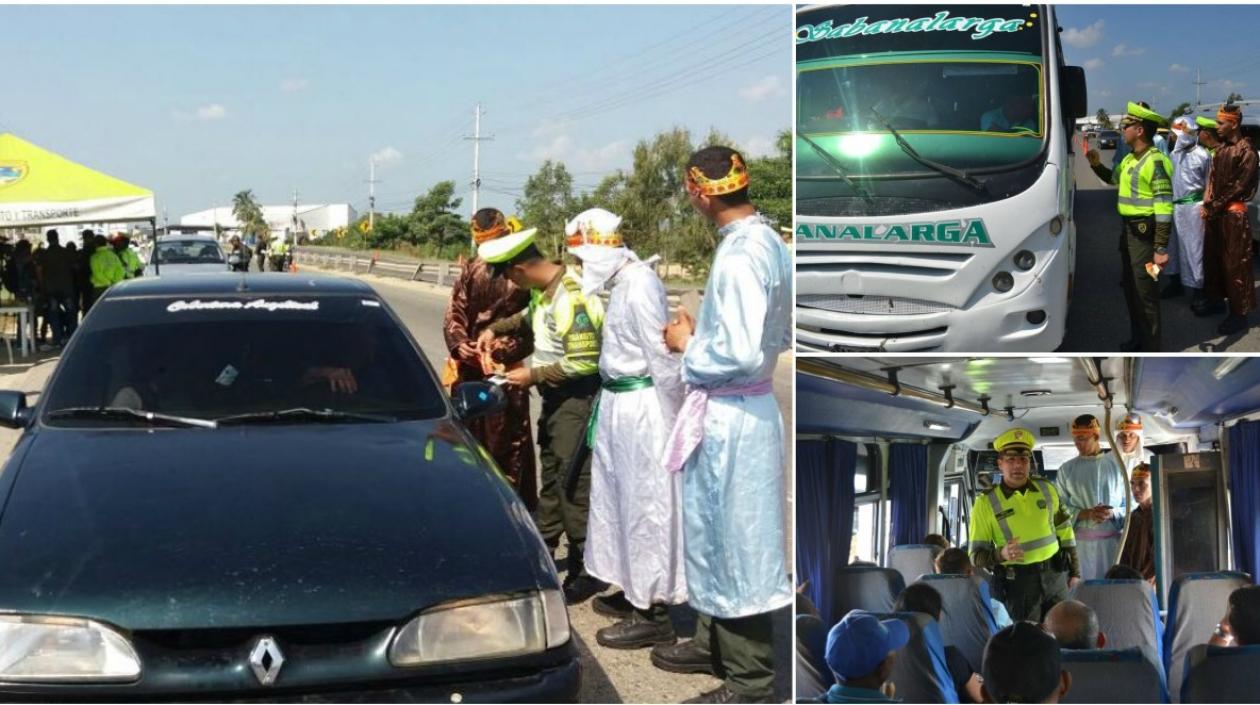 Solo van 17 accidentes en este puente de Reyes Magos.