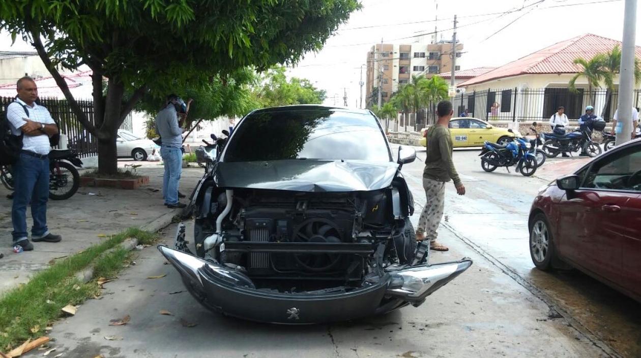 Estado en que quedó el vehículo.