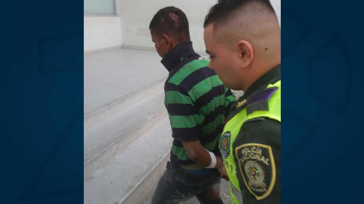 El capturado es conocido como Héctor.