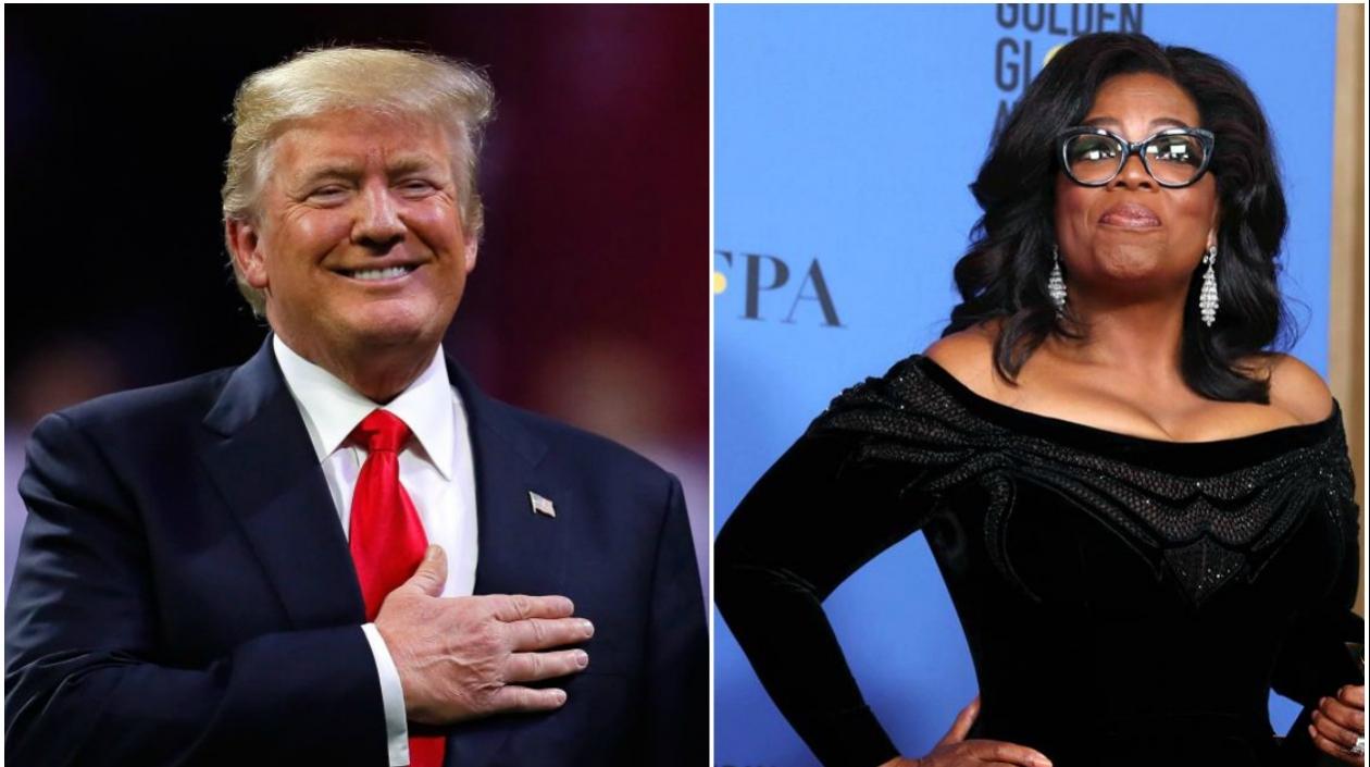 Donald Trump y Oprah Winfrey.