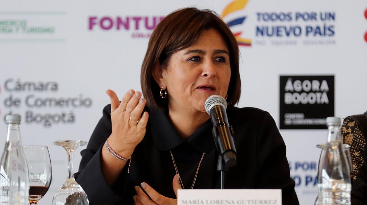 María Lorena Gutiérrez, ministra de Comercio, Industria y Turismo de Colombia