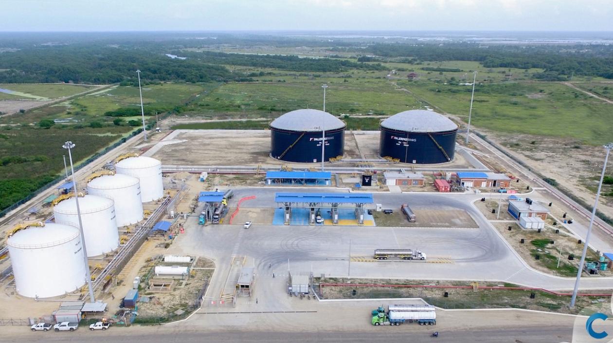 La planta en el sector de Palermo.