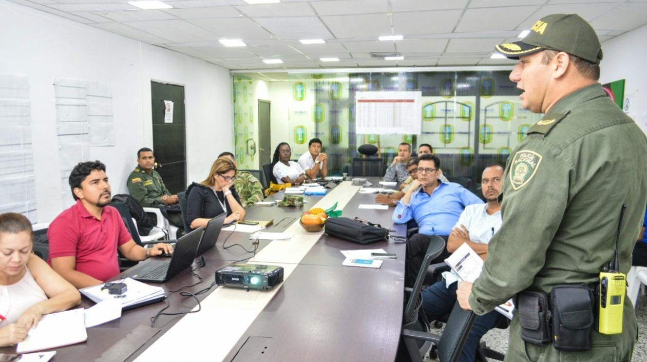 Comité de seguridad en Soledad para el Carnaval.