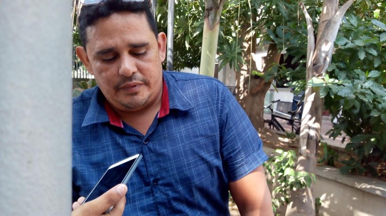 Geovani Torres, padre de Miguel Ángel.