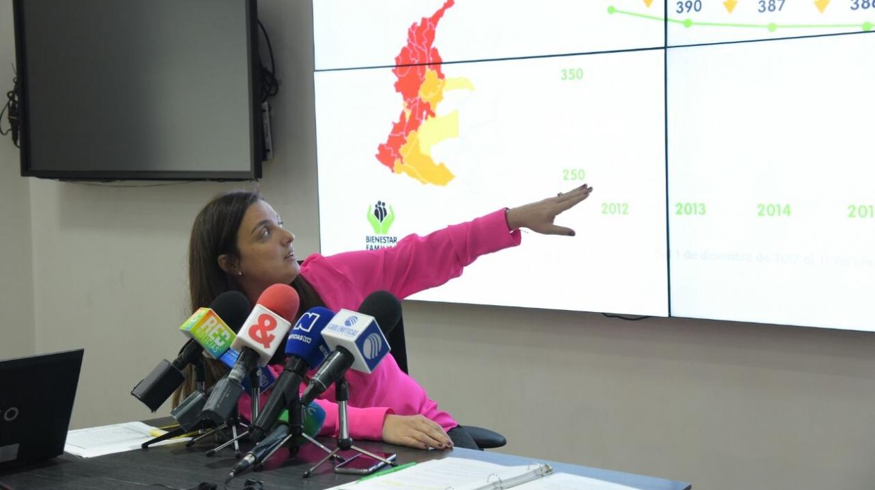 Karen Abudinen, directora del ICBF.