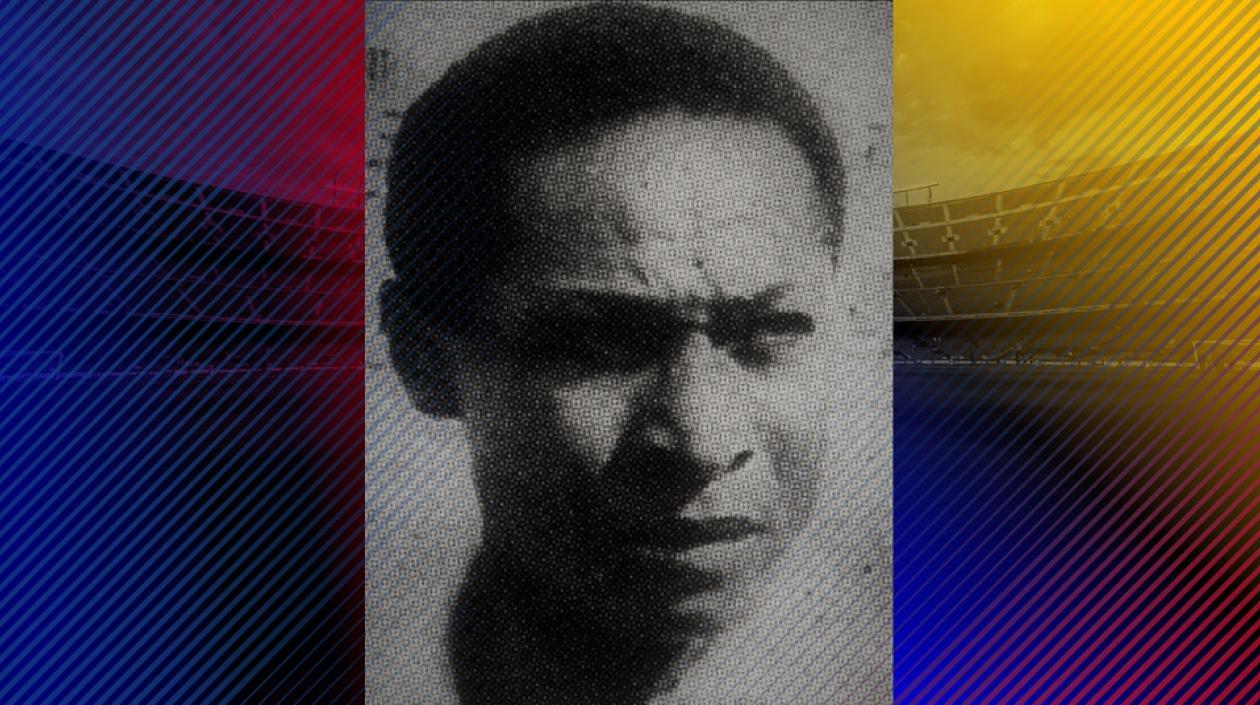 Lauro Mosquera, delantero colombiano que jugó en el Barcelona. 