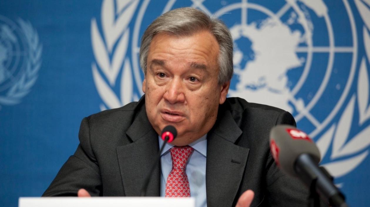 António Guterres, secretario general de la ONU.