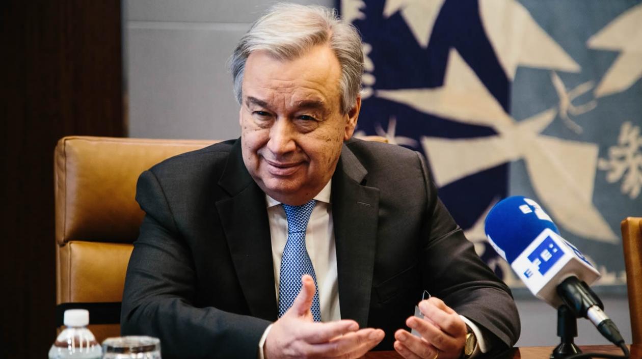 El secretario general de la ONU, António Guterres