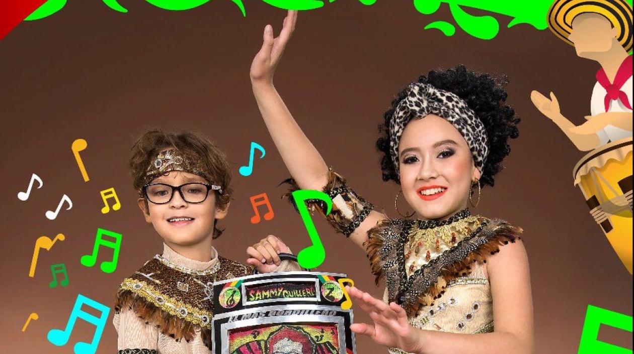 Samuel Martínez y Shadya Londoño reyes infantiles del Carnaval 2018.