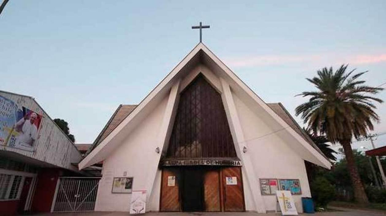 Una de las iglesias atacadas.