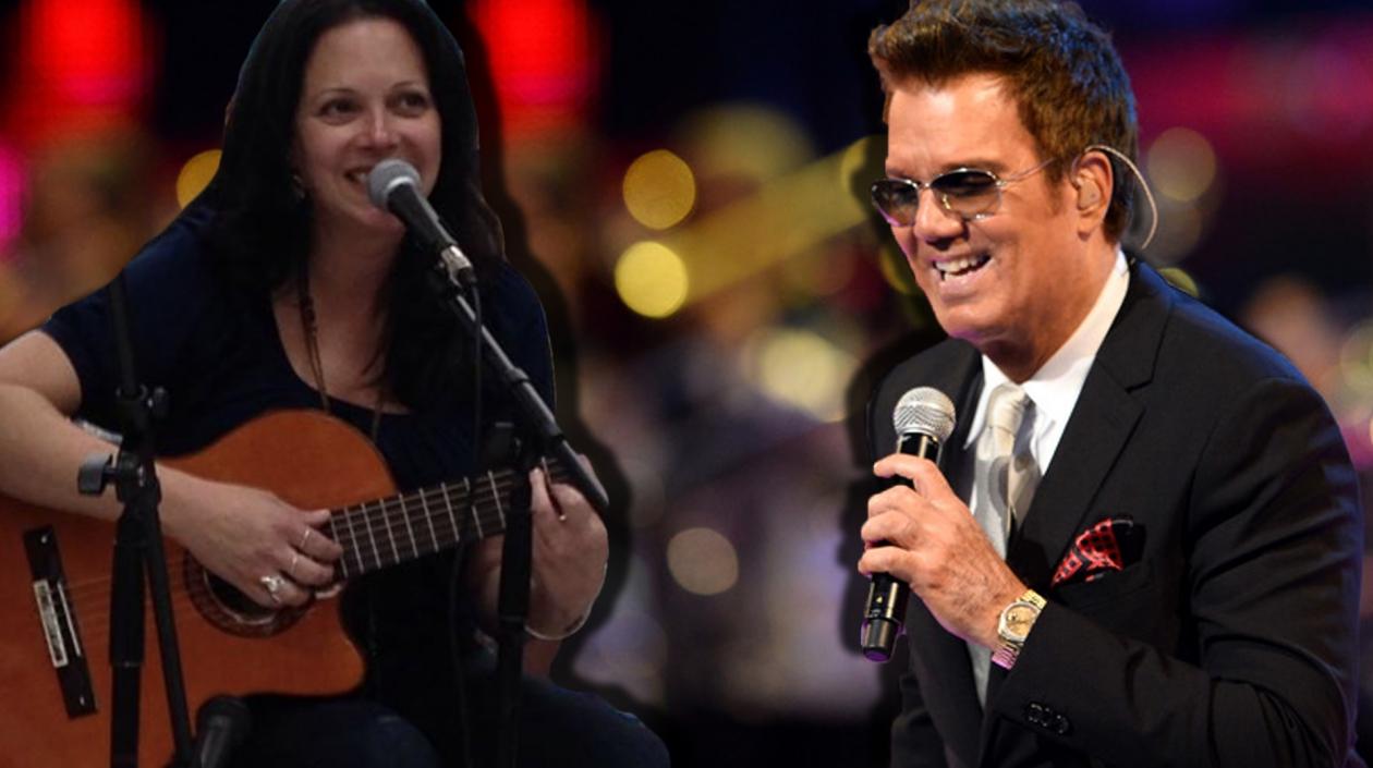 Angie Chirino y el cantante Willy Chirino.