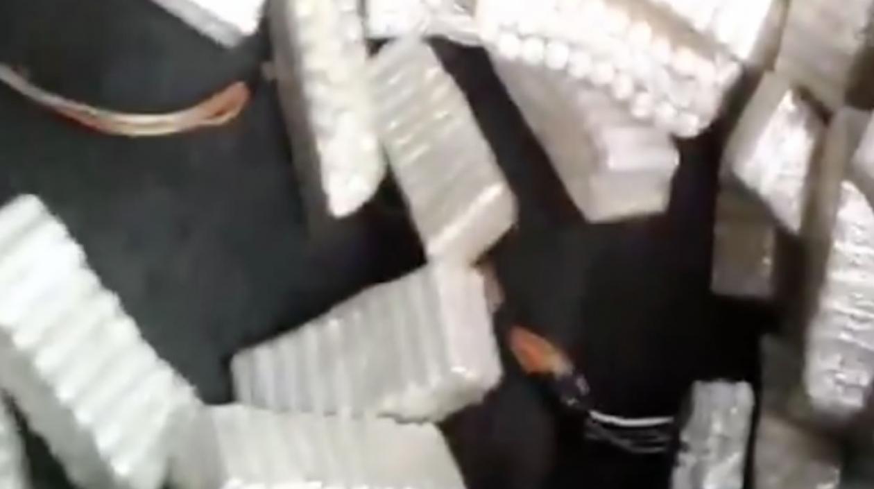 Iban empacados en bolsas de plástico.