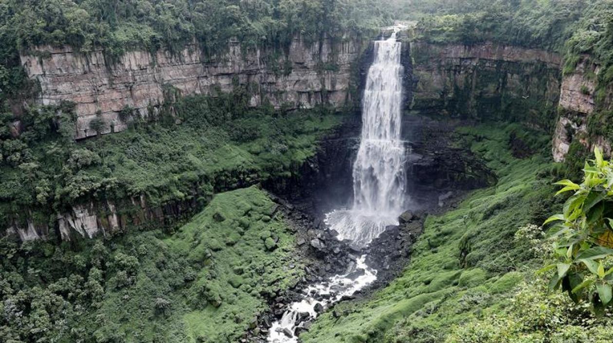 Cascada de el Salto del Tequendama.