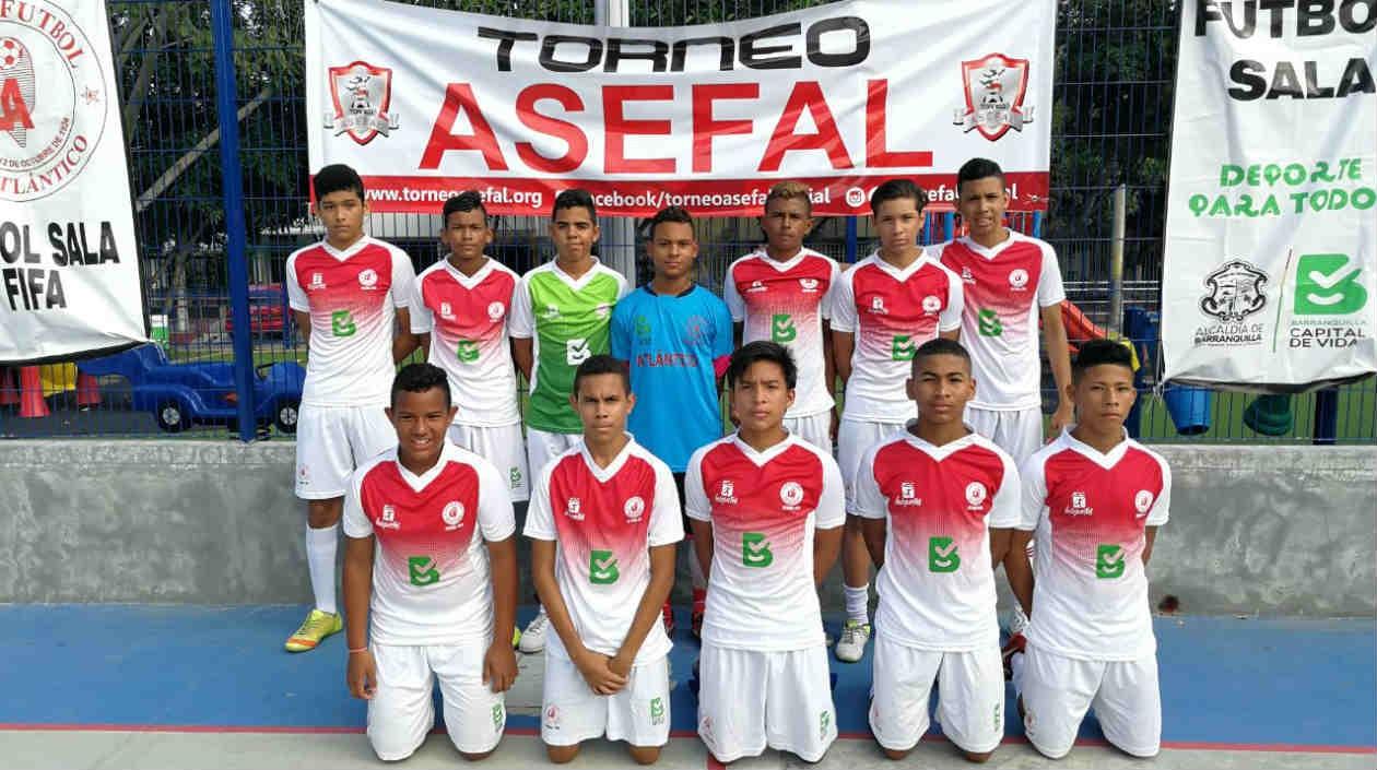 Barranquilleros FC, campeones de la categoría menores. 