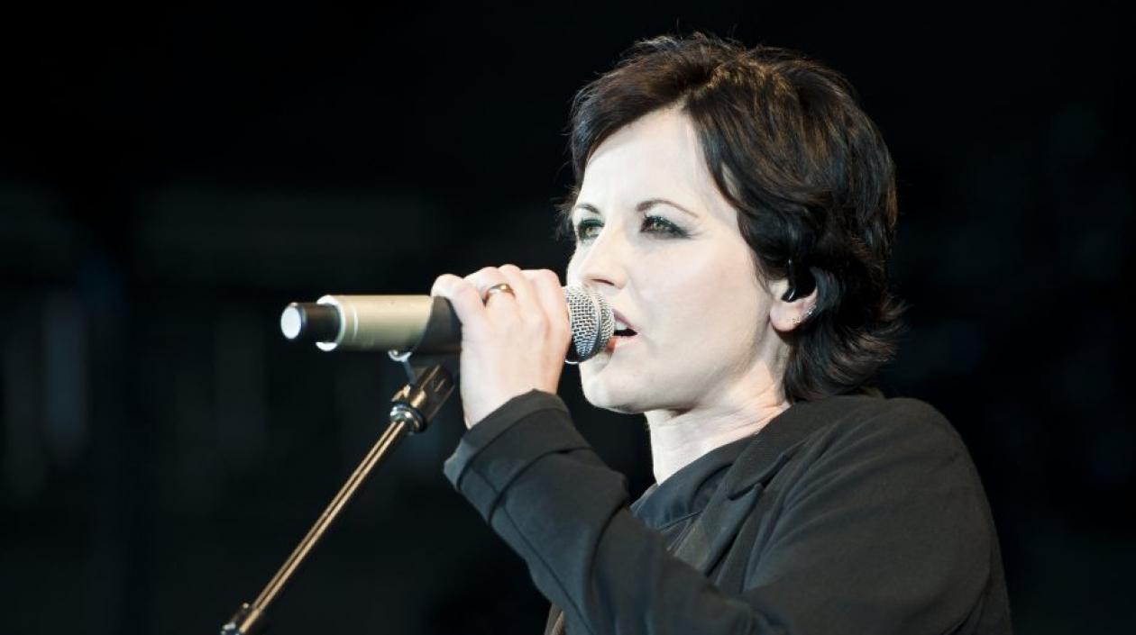 Dolores O'Riordan cantante de The Cranberries.