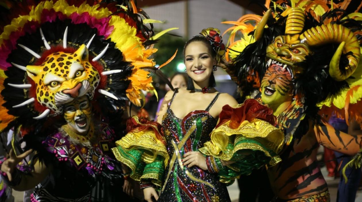 La reina del Carnaval 2018, Valeria Abuchaibe.