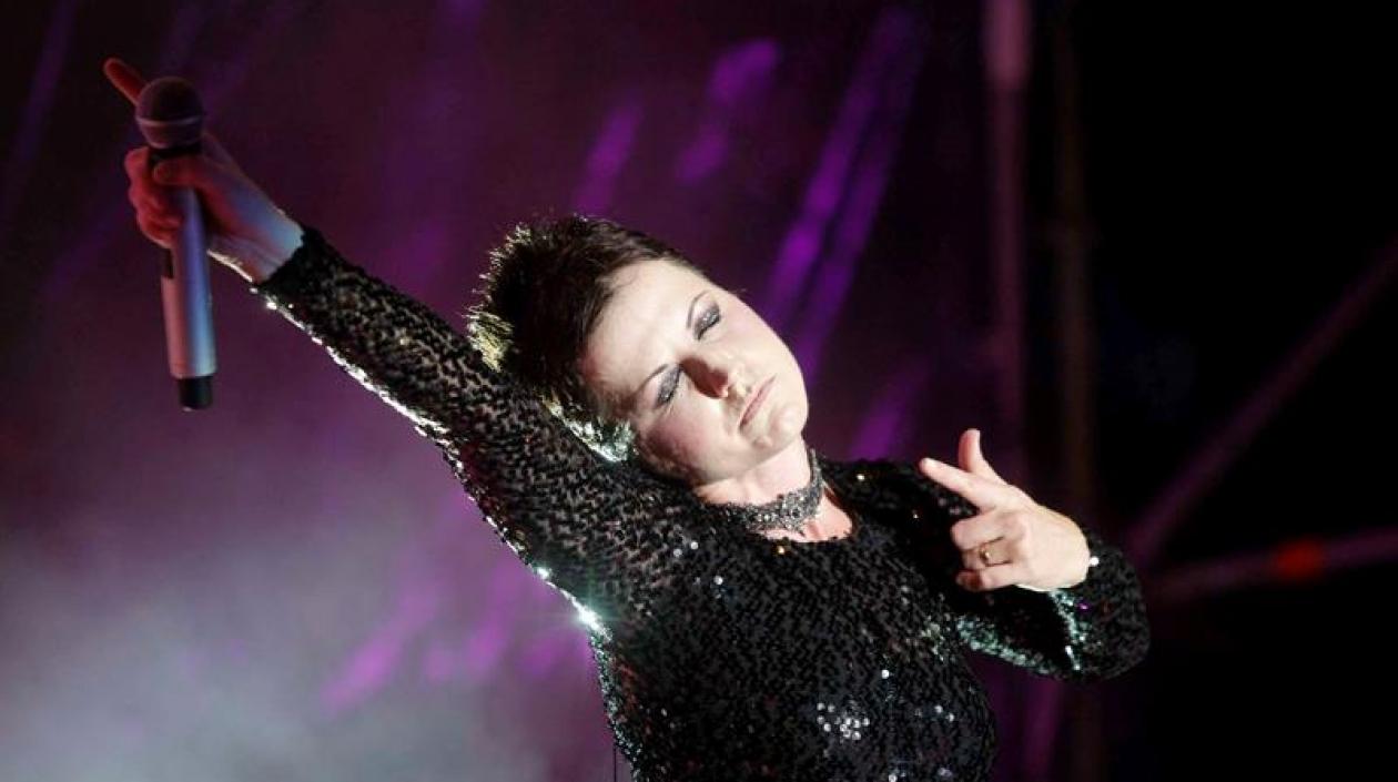 La cantante irlandesa Dolores O'Riordan.