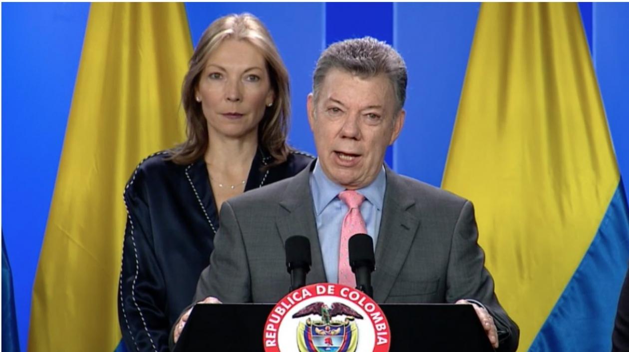 Juan Manuel Santos, presidente de Colombia.