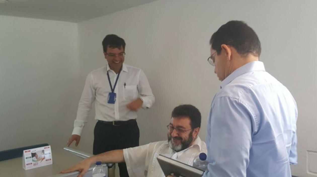 Rafael Martínez durante la audiencia por presunta participación en política.